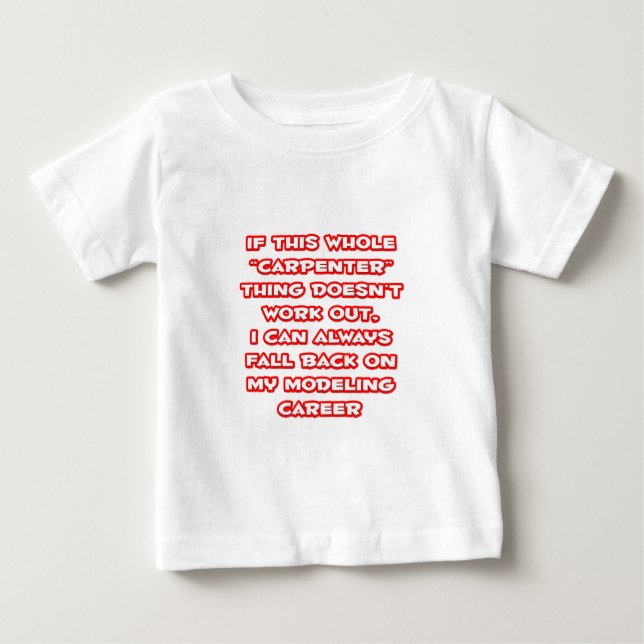 Carpenter Humor ... Modelleringskort T-shirt (Framsida)