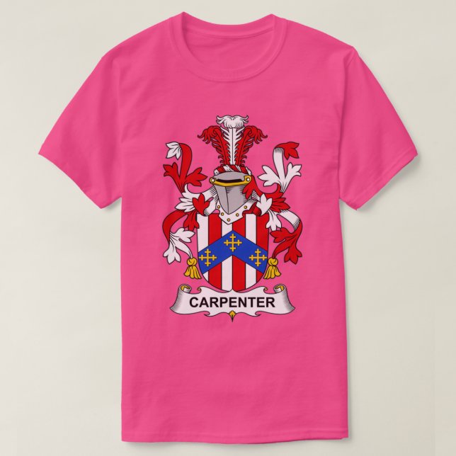 Carpenter Jackar Arm Family Crest 1 T Shirt (Design framsida)
