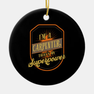 Carpenter Julgransprydnad Keramik