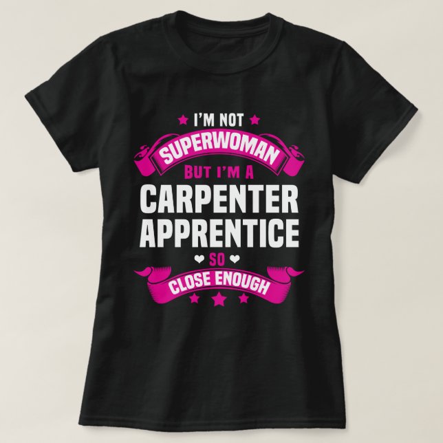 Carpenter-lärling T Shirt (Design framsida)