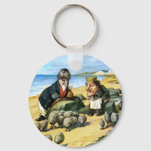 Carpenter och Walrus Consider Oysters Nyckelring