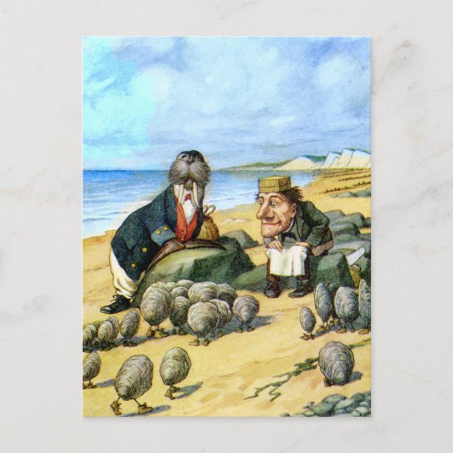 Carpenter och Walrus Vykort (Framsida)