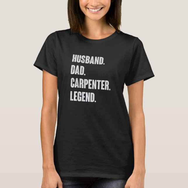 Carpenter Pappa Definition for a carpenter pappa T Shirt (Framsida)