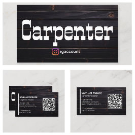 Carpenter QR-kod Visitkort