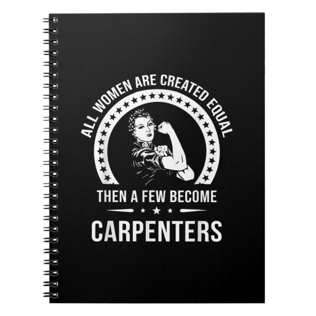 Carpenter Shirt for Women Carpenter Anteckningsbok (Framsidan)