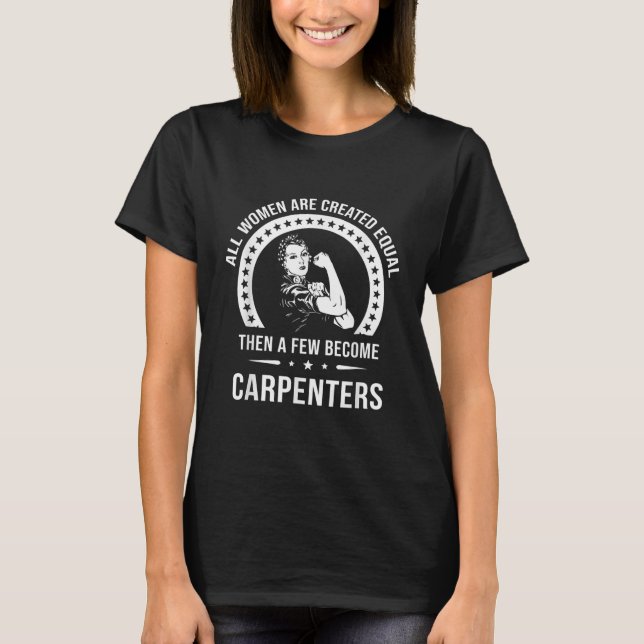 Carpenter Shirt for Women Carpenter T Shirt (Framsida)