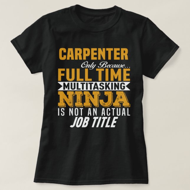 Carpenter T Shirt (Design framsida)