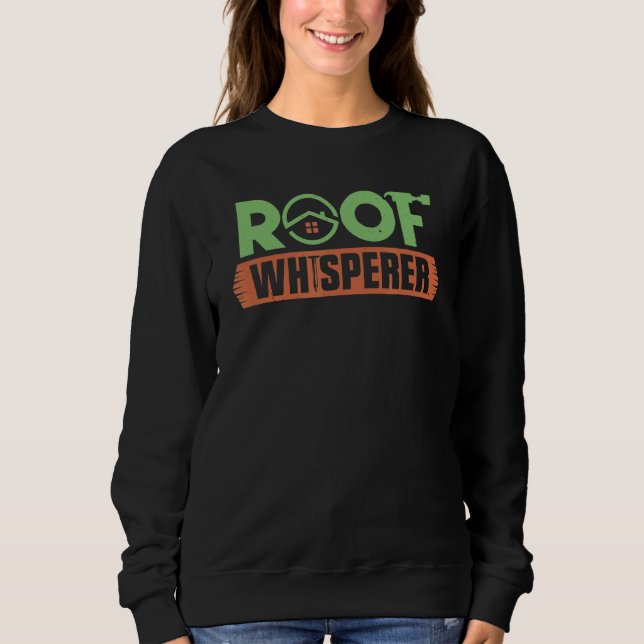 Carpenter Tak Whisperer Carpentry Roofer Woodwork T Shirt (Framsida)