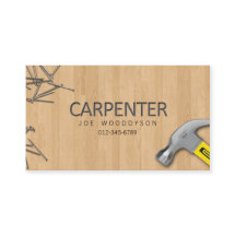 Carpenter Trade Skills Hammer Nagel på Wood