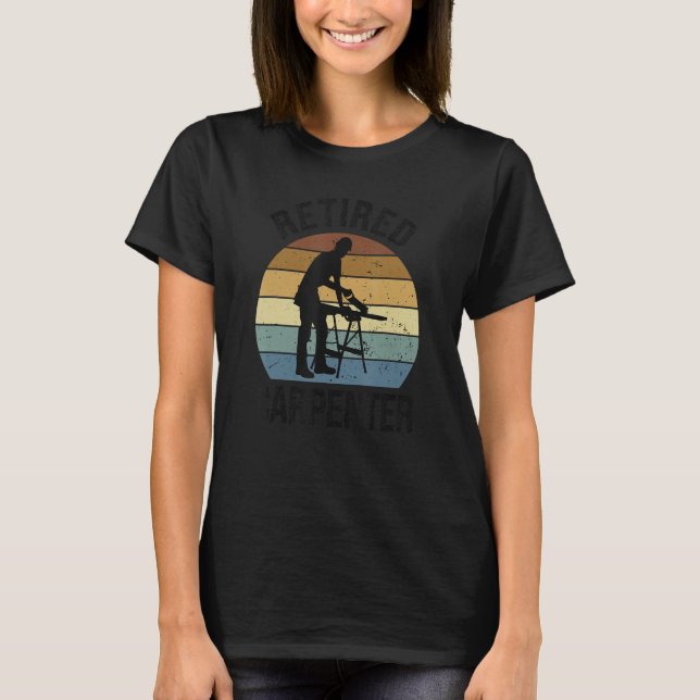 Carpenter Woodworking Carpenters T Shirt (Framsida)