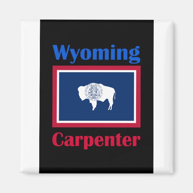 Carpenter Wyoming Magnet (Framsidan)
