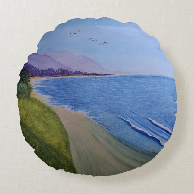 Carpenteria Kusten Rund Kudde (Framsidan)