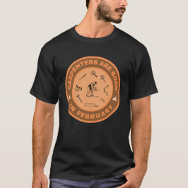 Carpenters föds i februari, alternativ utformning t shirt