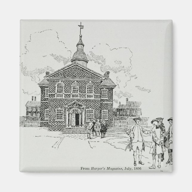 Carpenter's Hall Philadelphia Magnet (Framsidan)