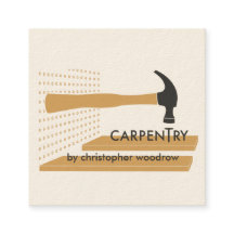 Carpentry Carpenter Woodworking-Affärskortet