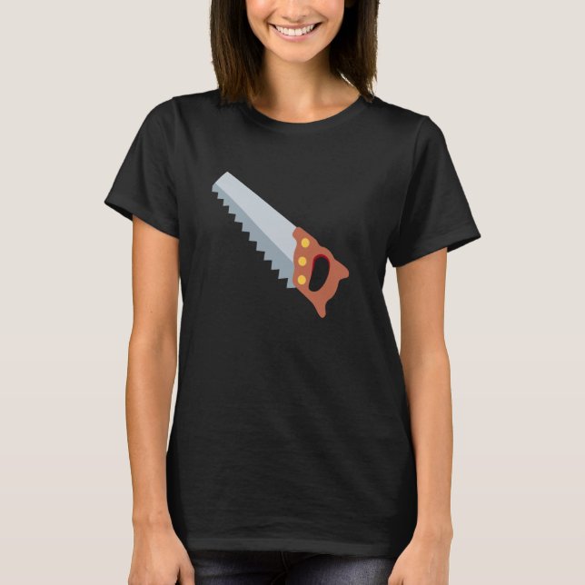 Carpentry Saw T Shirt (Framsida)