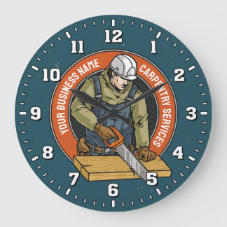 Carpentry Services Carpenter Clock Stor Klocka
