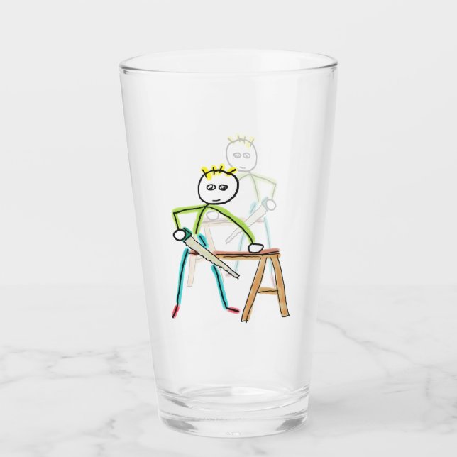 Carpentry Stickman Glaskopp (Framsida)