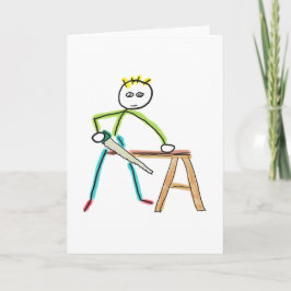 Carpentry Stickman Kort