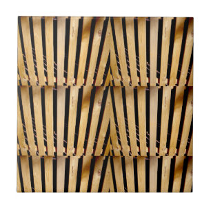 Carpentry: Trästaket, Kakelplatta