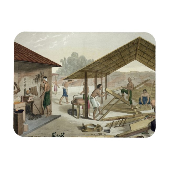 Carpentry Workshop i Kupang, Timor, plate 6 från Magnet (Horisontell)