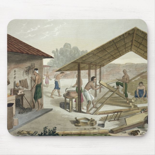 Carpentryseminariet i Kupang, Timor, pläterar 6 Musmatta (Framsidan)