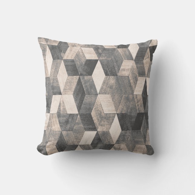Carpet bathmat och Matta Boho Stil etnisk design p Kudde (Framsida)