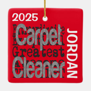 Carpet Cleaner Extraordinaire Julgransprydnad Keramik