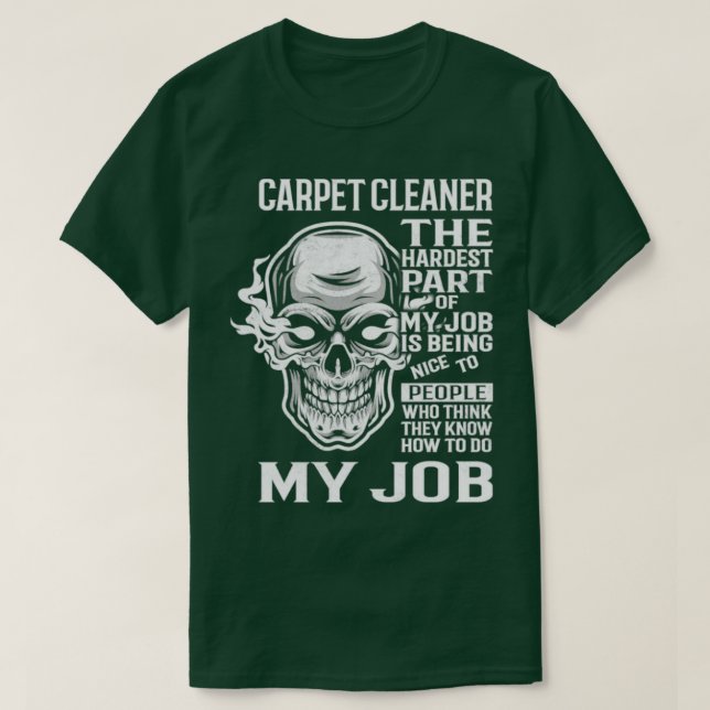 Carpet Cleaner T Shirt (Design framsida)