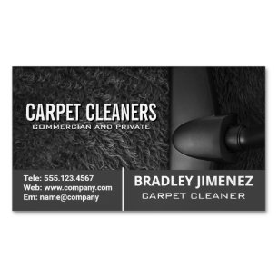 Carpet Cleaner Vakuering i Maskin Magnetiska Visitkort