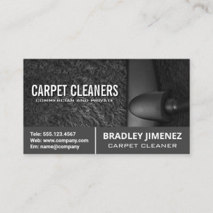 Carpet Cleaner   Vakuering i Maskin Visitkort