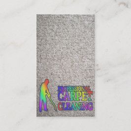 Carpet Cleaning Service Business Card Visitkort