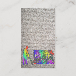 Carpet Cleaning Service Business Card Visitkort
