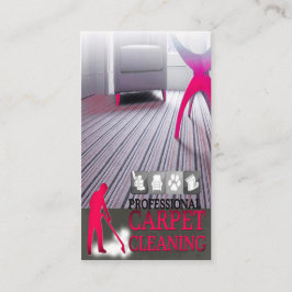 Carpet Cleaning Service Business Card Visitkort