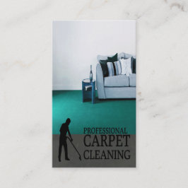 Carpet Cleaning Service Business Card Visitkort