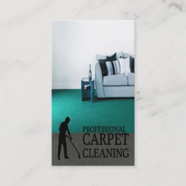 Carpet Cleaning Service Business Card Visitkort