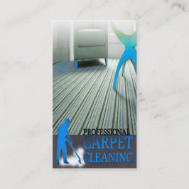Carpet Cleaning Service Business Card Visitkort