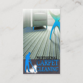 Carpet Cleaning Service Business Card Visitkort