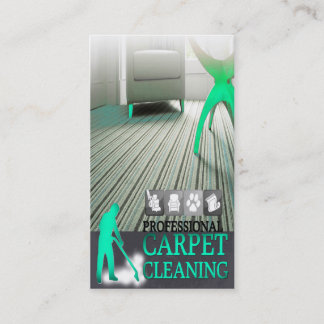 Carpet Cleaning Service Business Card Visitkort