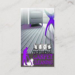 Carpet Cleaning Service Business Card Visitkort