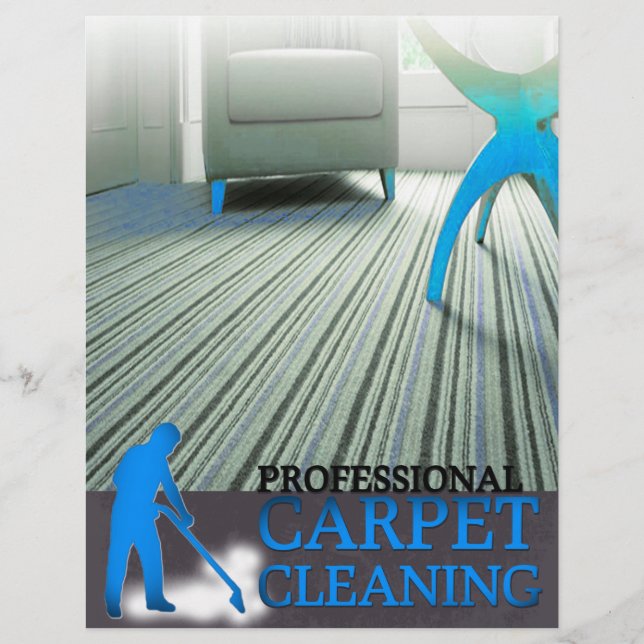 Carpet Cleaning Service Flyer (Framsidan)
