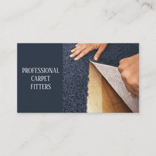 Carpet Fitter Service Professionell Visitkort