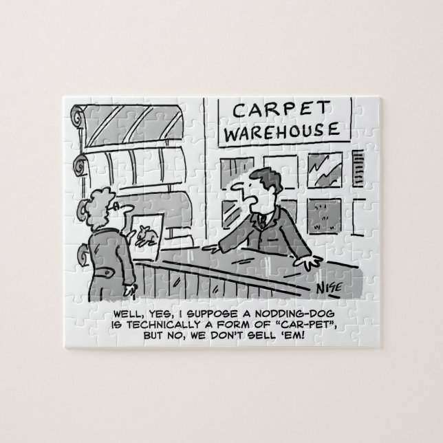 Carpet Showroom säljer inte Hundar Pussel (Horisontell)