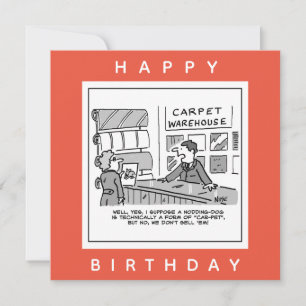 Carpet Showroom säljer inte Nodding Hundar Tecknad Kort