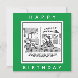 Carpet Showroom säljer inte Nodding Hundar Tecknad Kort