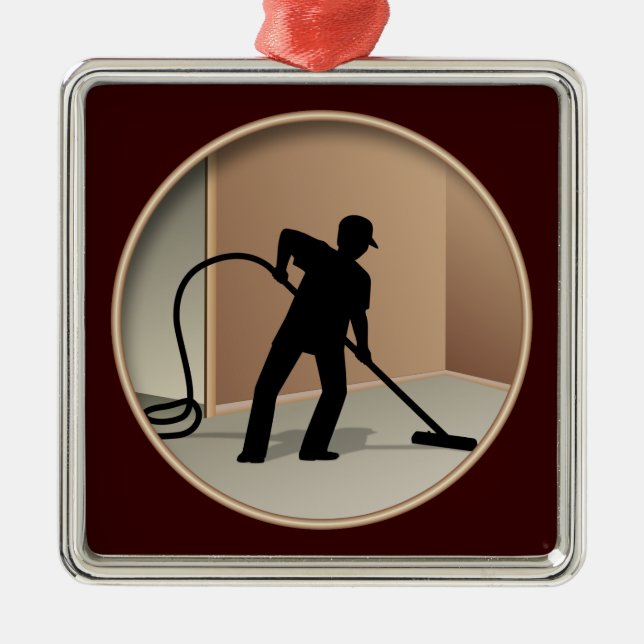 Carpet Städning Julgransprydnad Metall (Framsidan)