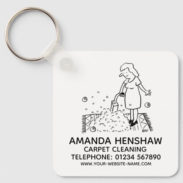 Carpet Städning PR Nyckelring (Framsida)