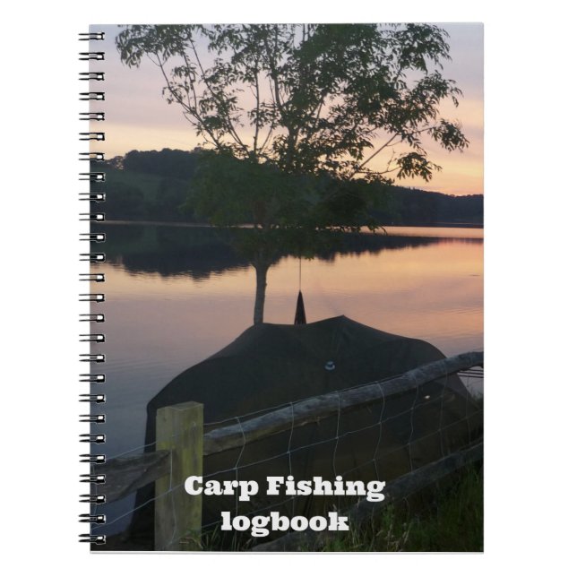 Carpfiske fångar och villkorar logbooken anteckningsbok (Framsidan)