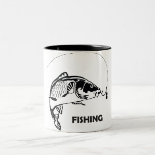 Carpfiskemugg Två-Tonad Mugg
