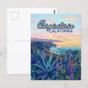 Carpinteria California Santa Barbara Ventura Beach Vykort